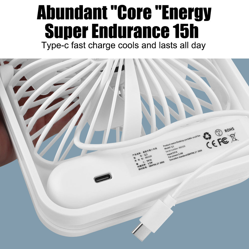 2025 Small Air Flow Cooling  USB Charging