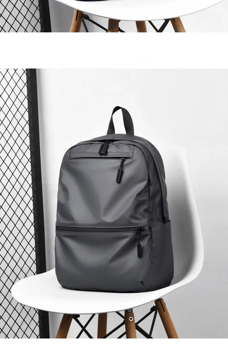 2025 Men's Backpack Black New Waterproof