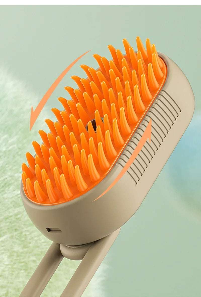 3 In 1 Cat Steam Brush Electric Cat Comb 2025