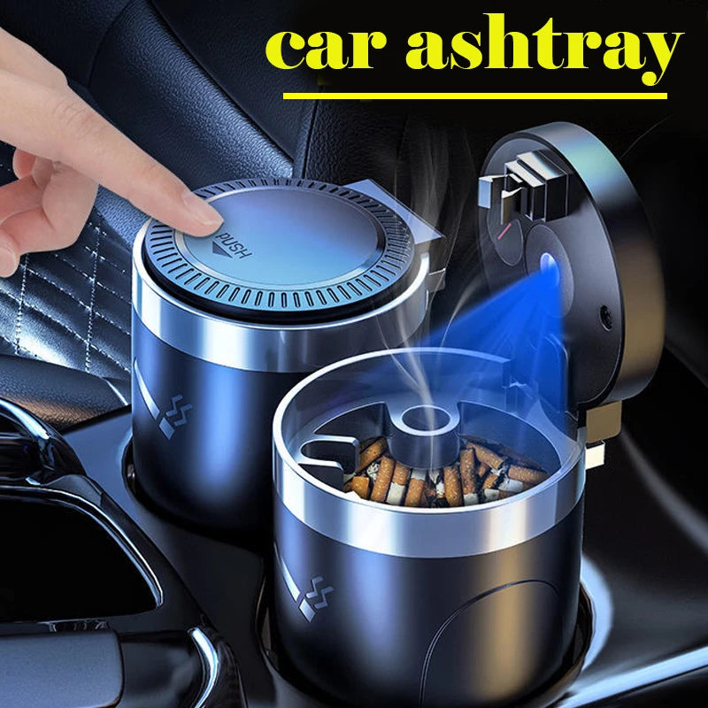 2025 Car Ashtray With LED Light