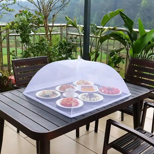 2025 Fly Anti Mosquito Pop-Up Food Cover Umbrella Meal Vegetable Fruit Breathable Cover Kitchen Accessories.