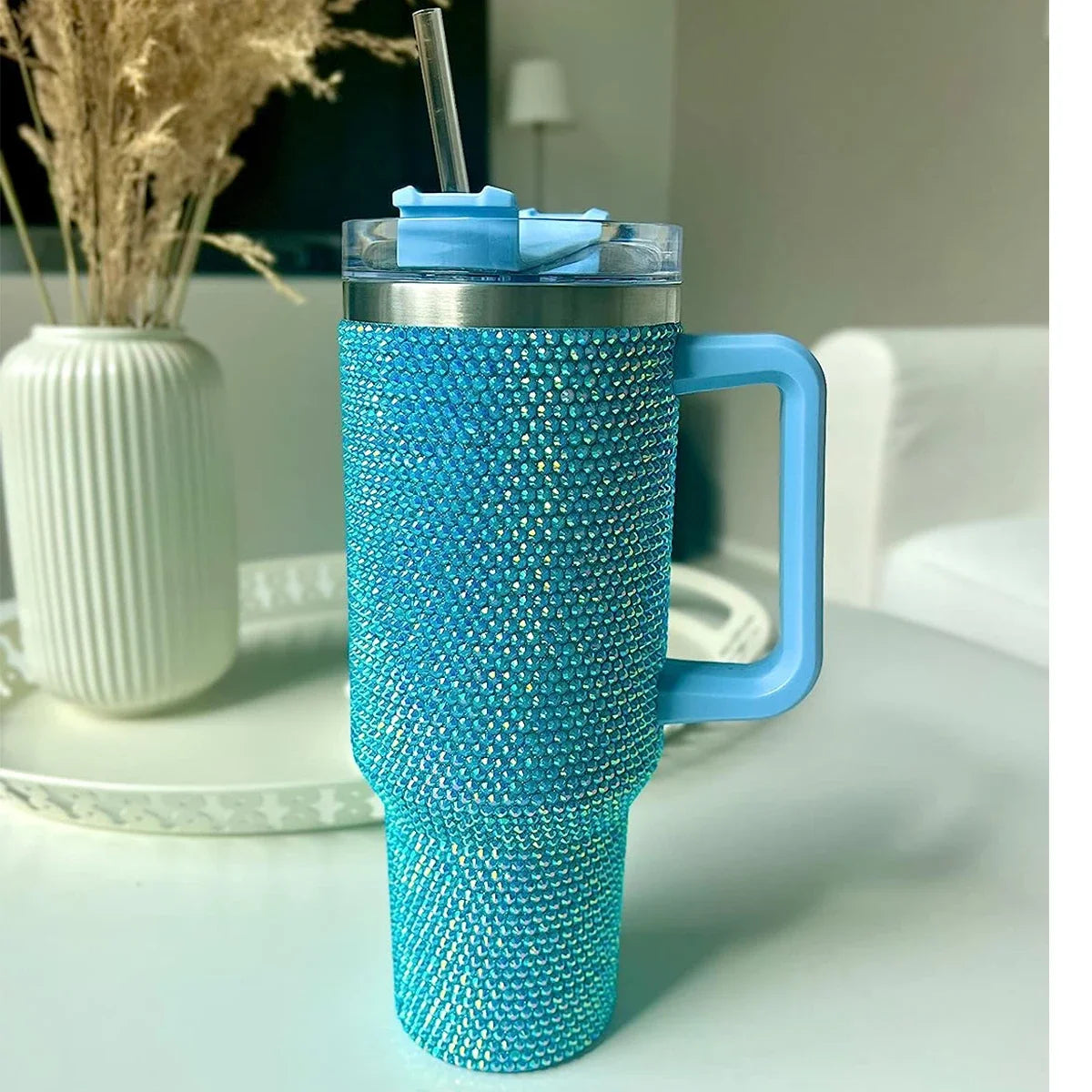 40oz Diamond Handle Travel Mug 2025