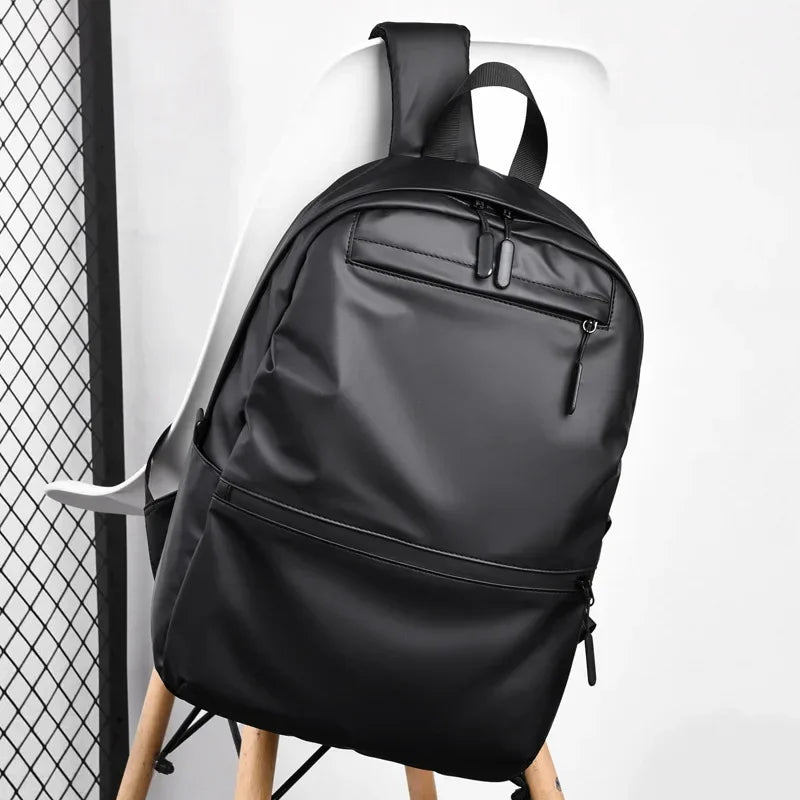 2025 Men's Backpack Black New Waterproof