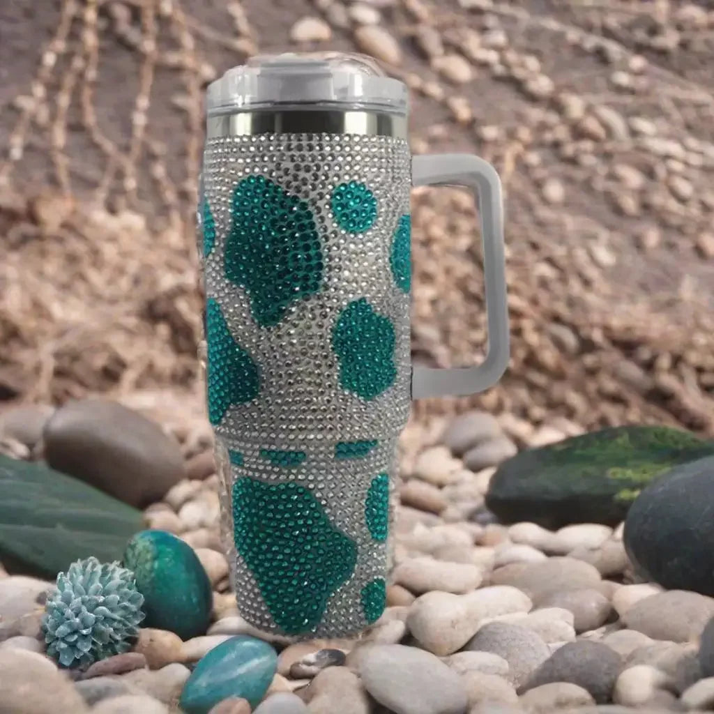 40oz Diamond Handle Travel Mug 2025