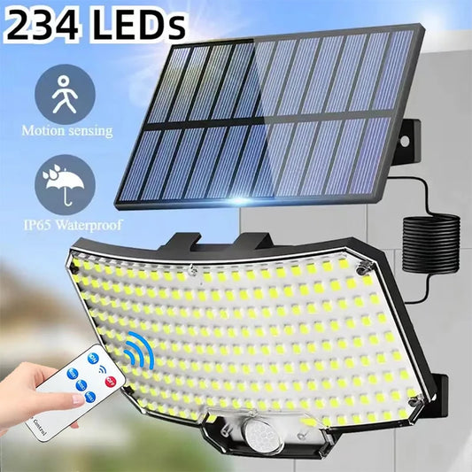 2025 Solar Light Outdoor Motion Sensor Waterproof 3 Working Mode