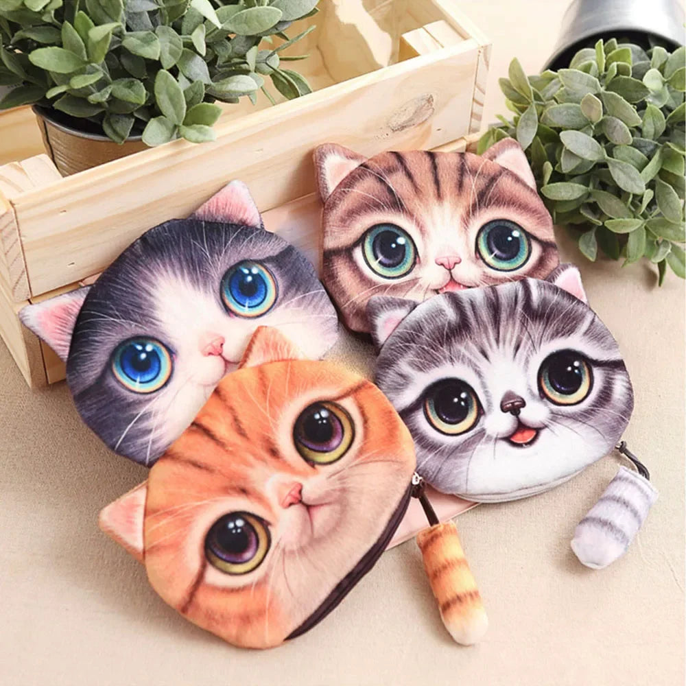 Pet lover Wallet Keychain Bags 2025