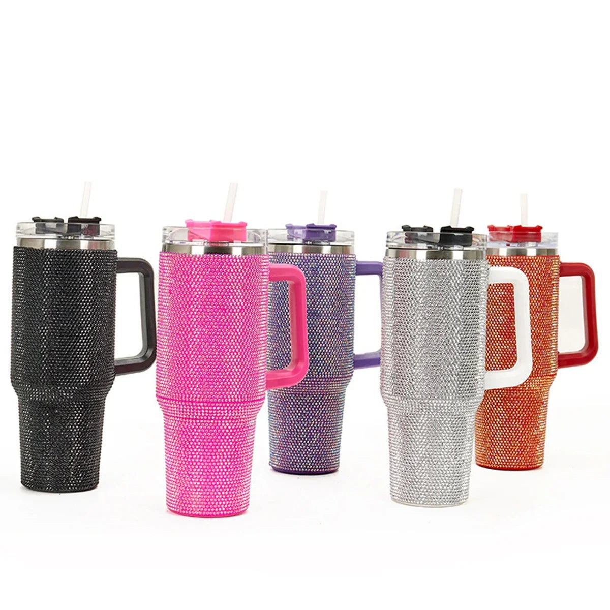 40oz Diamond Handle Travel Mug 2025