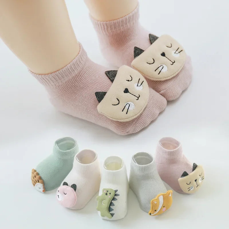 2025 Cute Baby Boy Girl Floor Socks