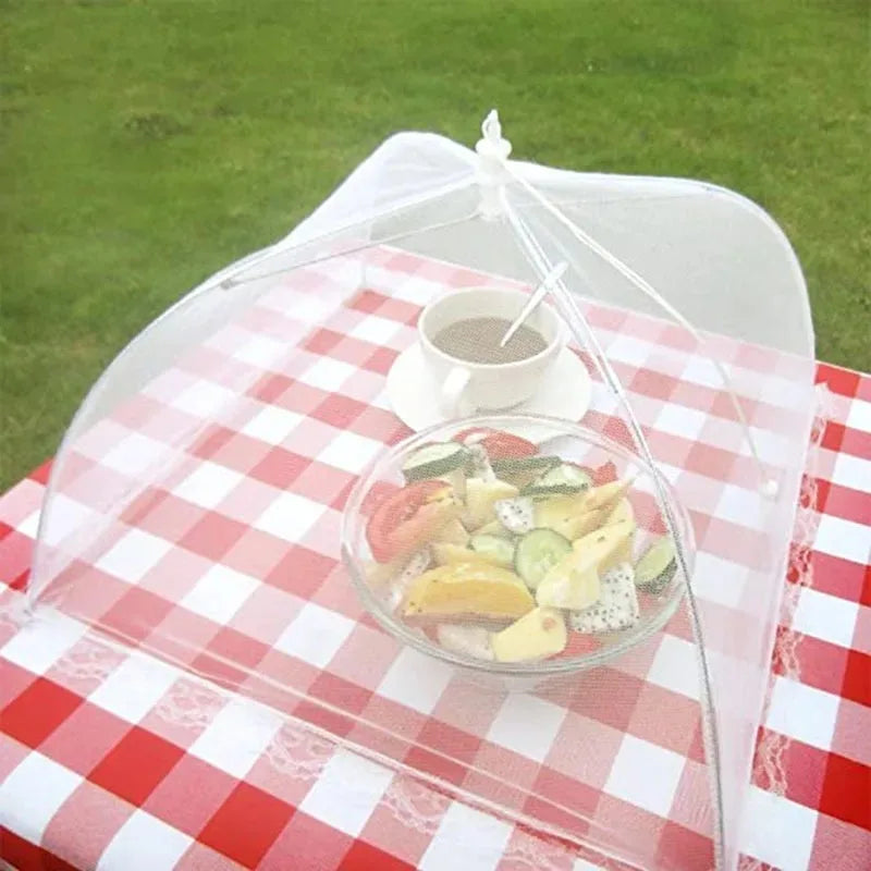 2025 Fly Anti Mosquito Pop-Up Food Cover Umbrella Meal Vegetable Fruit Breathable Cover Kitchen Accessories.