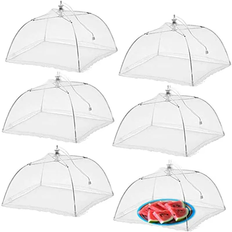 2025 Fly Anti Mosquito Pop-Up Food Cover Umbrella Meal Vegetable Fruit Breathable Cover Kitchen Accessories.