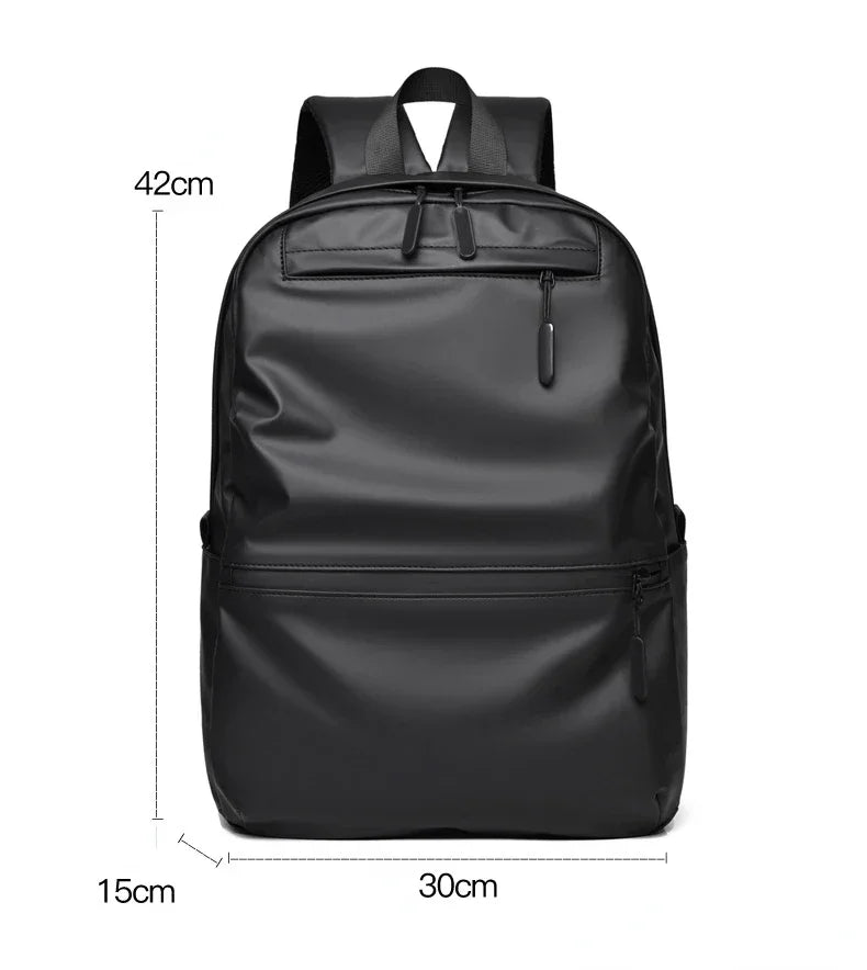 2025 Men's Backpack Black New Waterproof